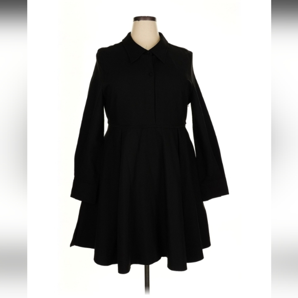 Pomander Place Annalise Mini Long Sleeve Black Dress Sz XXL